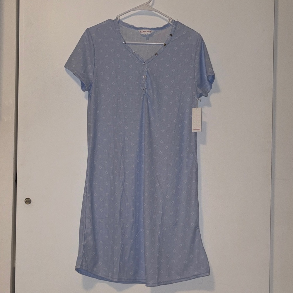 Starry light blue Nightgown